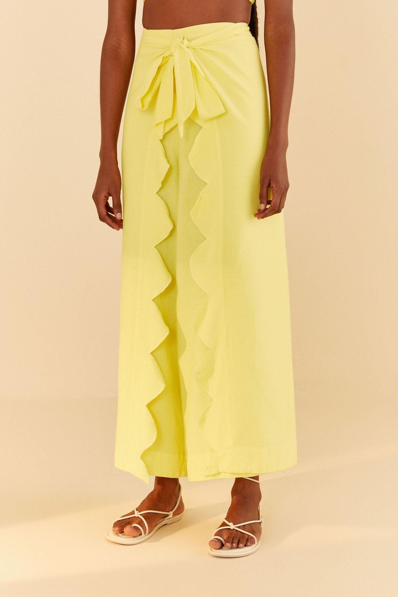 Sunny Splash Yellow Summer Pants