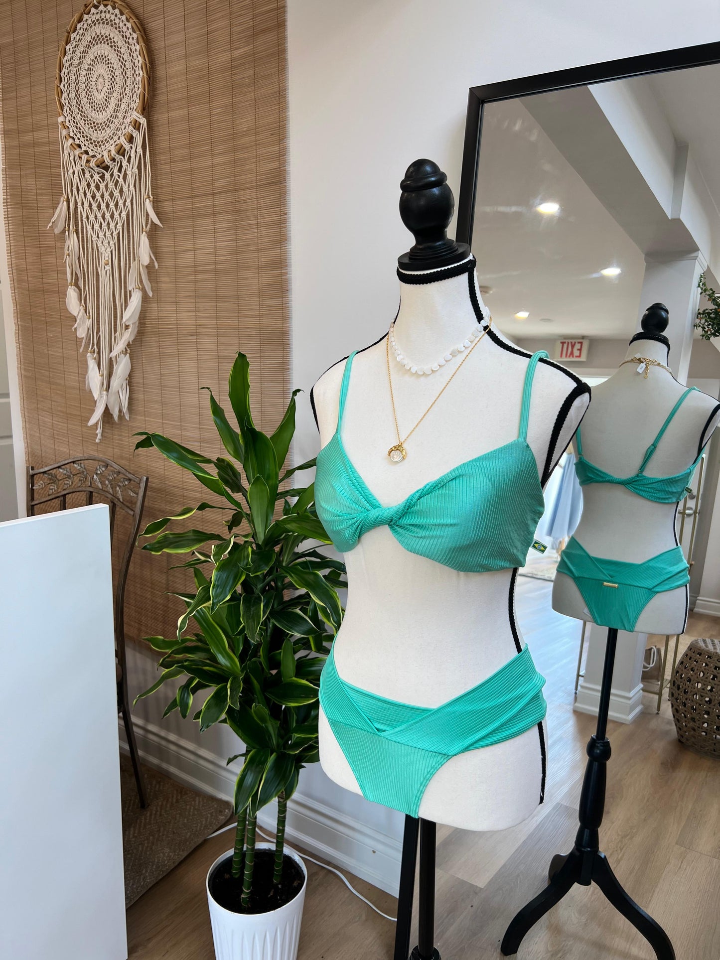 Bikini Set with bandeau top or twist at the front